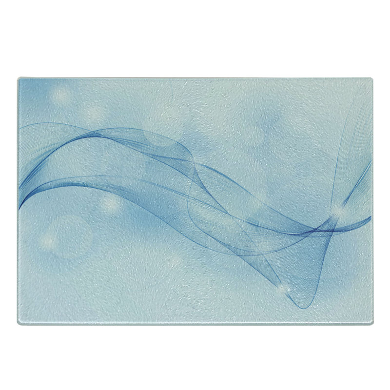 Planche à découper en verre trempé Ambesonne