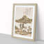 A Landscape by Wang Yuanqi - Framed Print-55453379-55453382