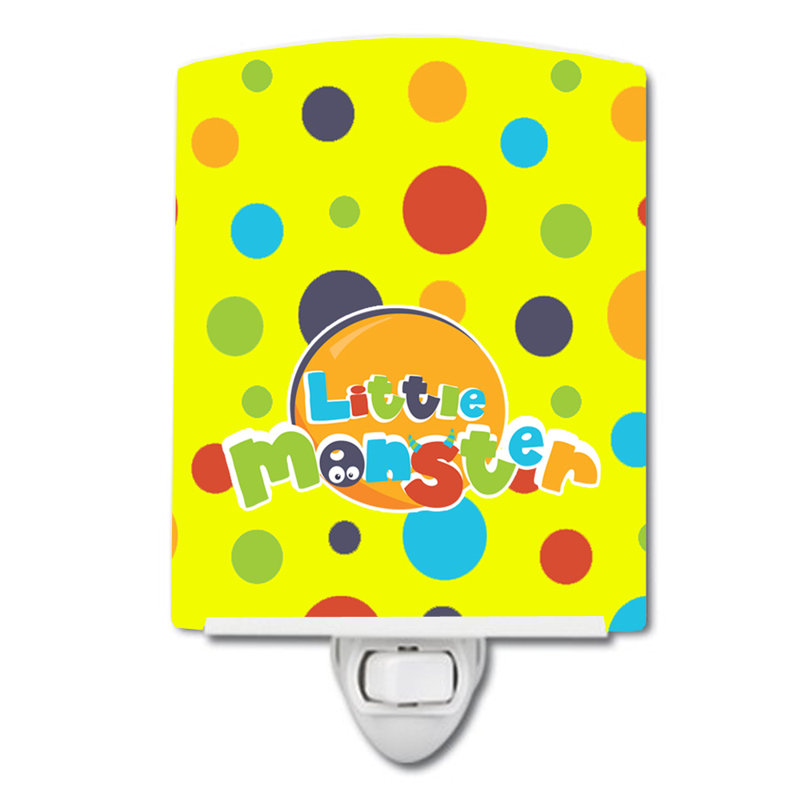 Petite lampe de nuit en céramique de monster
