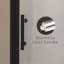 Porte de douche pivotante avec poignée en acier inoxydable-124899078