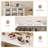 6 Pack Woven Baskets For Storage, Cotton Rope Baskets Cube Storage Bins, Cute Small Shelf Baskets For Organizing, Round Storage Box Caddy For Closet, Living Room, Bedroom, Playroom,-1169949116
