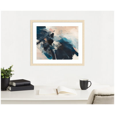 Impression d'art mural encadré «Deep Blue Momentum II» par Amy Lighthall