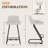 Upholstered Counter Stool With Metal Frame-81851026-82127064