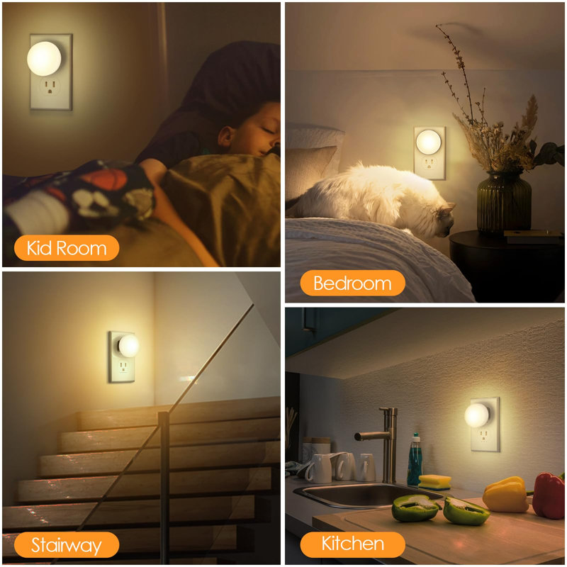 LED Night Lights Plug into Wall 5-Pack