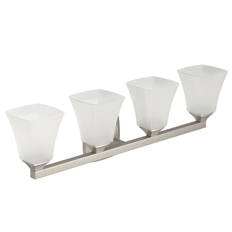 Moen Voss 4-Light Vanity Light, Brushed Nickel, 4