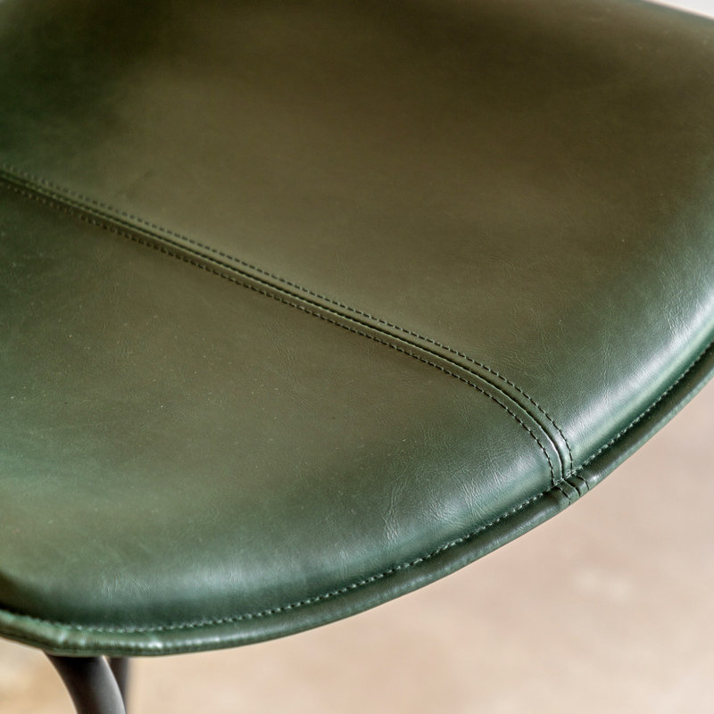 Altamese Upholstered Counter Stool with Metal Frame