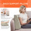 Beige Rectangular Lumbar Cushion