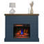 Foyer électrique mural Duraflame® Shiplap, bleu Fontana-115421213