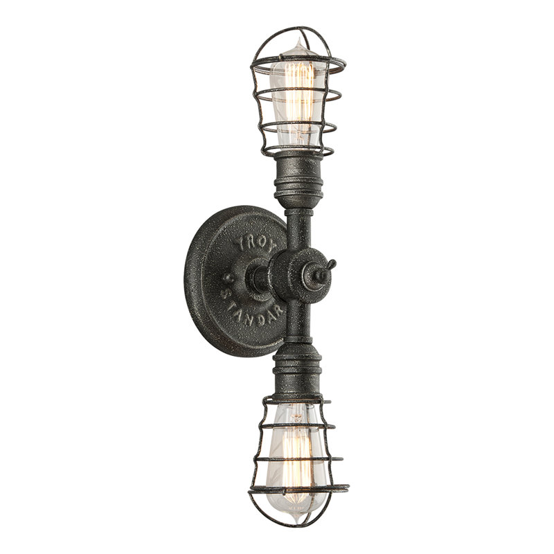 Conduit Steel Armed Sconce