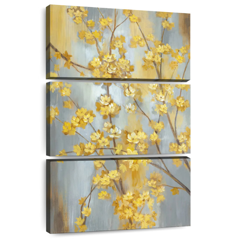Harnek Forsythia Branch, H 74 po x l 48 po