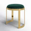 Tabouret de coiffeuse en métal Nouri - table basse avec repose-pieds Orion-891611376-891611406