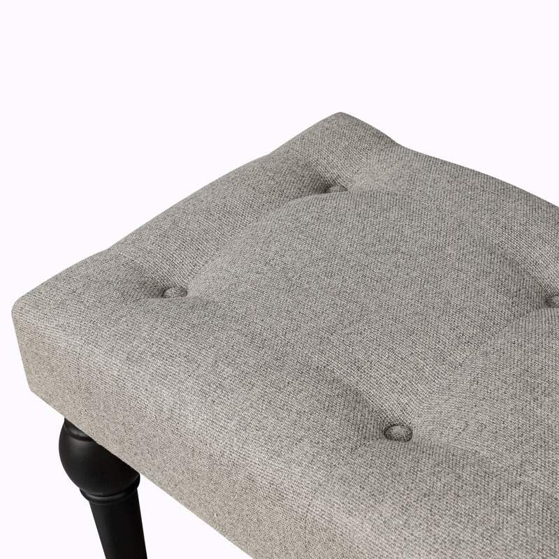 Banc rembourré en lin Deirde