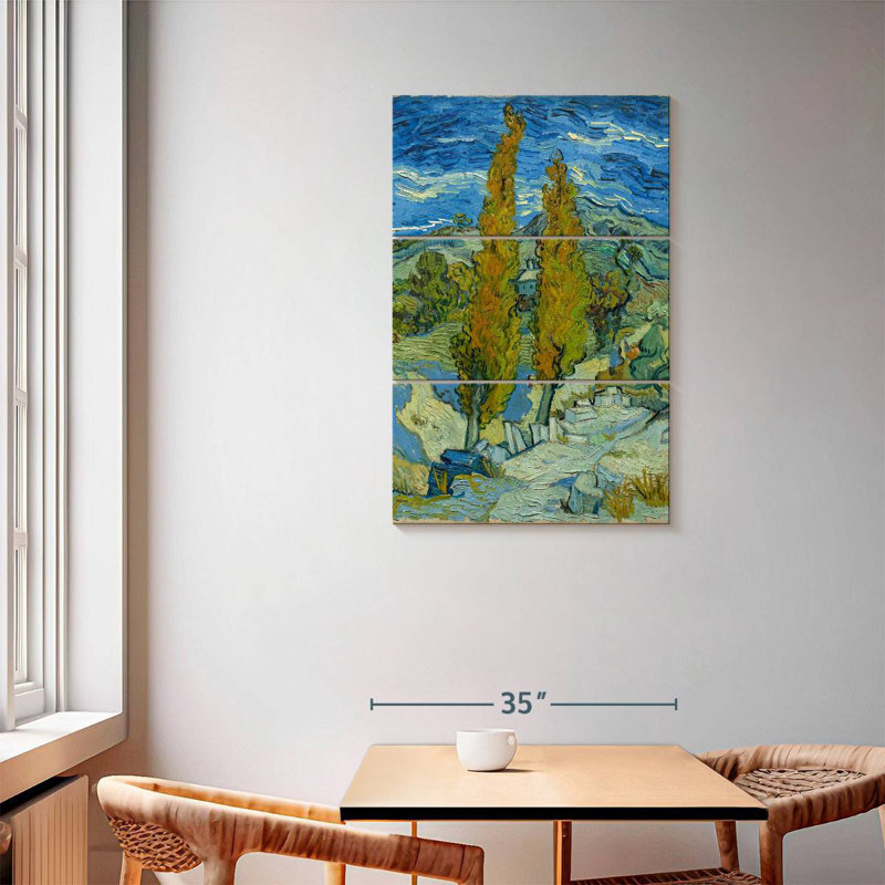 Harnek The Poplars At Saint Remy, 57" H x 36" W