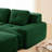 82 Inch Modern L-Shaped Modular Sectional Sofa With Corduroy Fabric, Deep Seat, Movable Ottoman, And Tufted Design For Living Room Comfort-1195597216