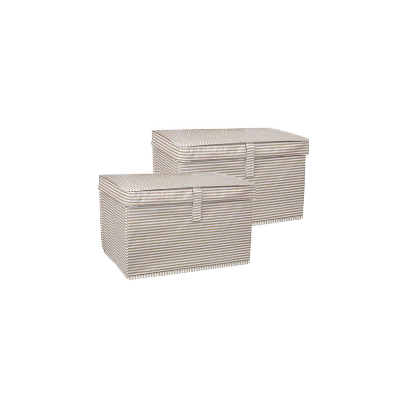 Ensemble de bacs de rangement en tissu