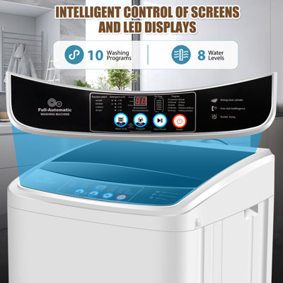Himimi 2.1 Cubic Feet cu. ft. High Efficiency Portable Washer with Child Safety Lock