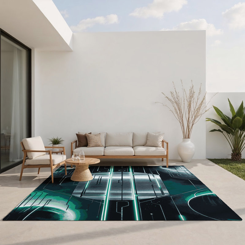 Tapis intérieur et extérieur Nova Radiance, Rectangle 1 pi 6 po x 2 pi 6 po