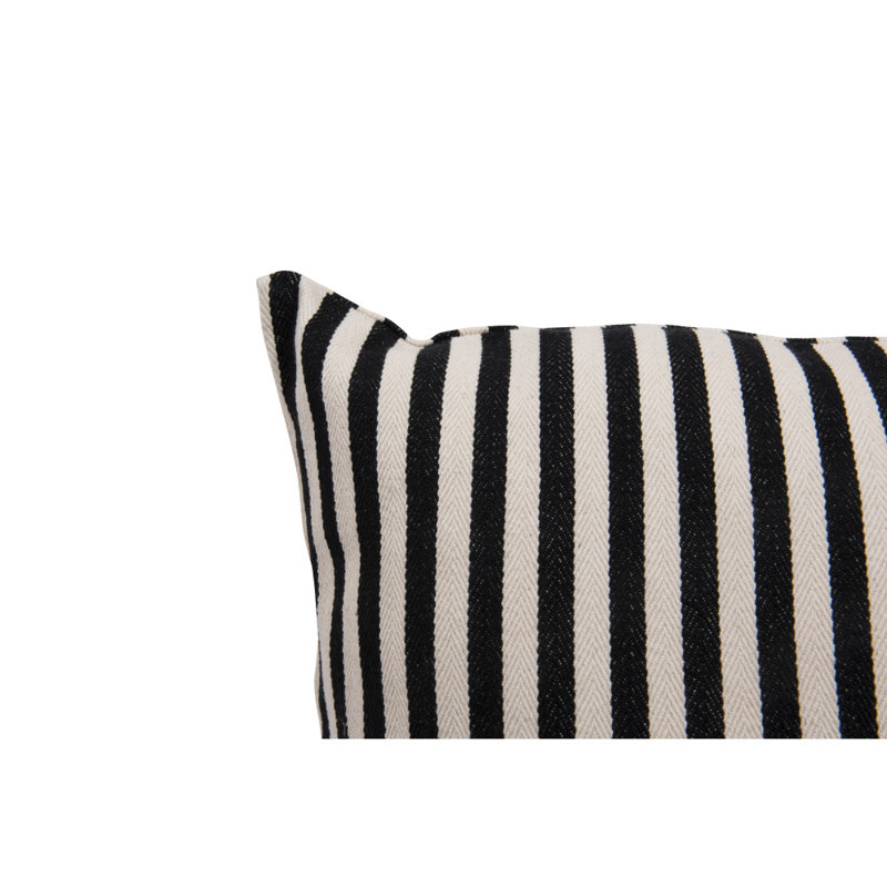 Woven Cotton Striped Pillow
