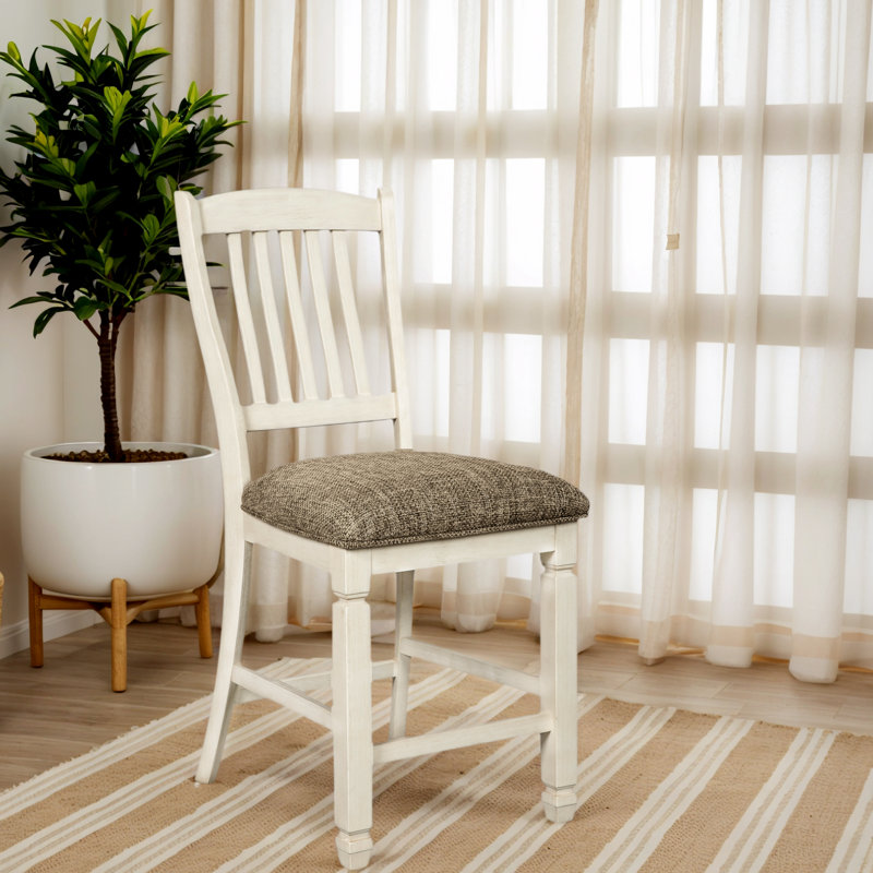 Chailey Upholstered Counter Stool with Solid Wood Frame