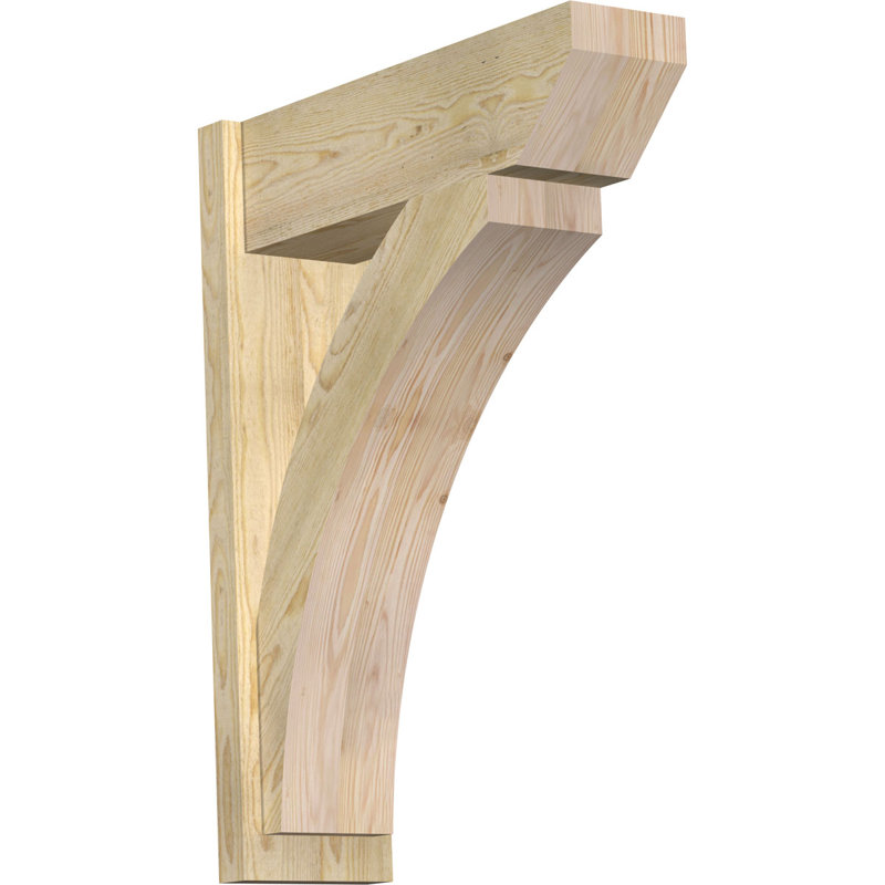 Persienne en bois Thatton, P 26 po x H 34 po, Cèdre rouge occidental l 7 1/2 po (lisse)