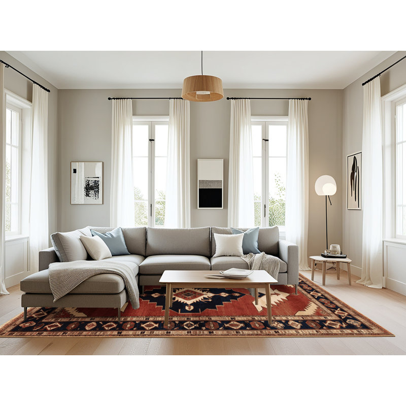 Tapis brun lavable à la machine, Rectangle 8 pi x 12 pi