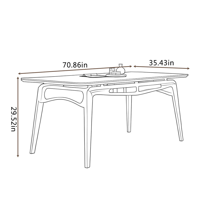 Cyrie, 29.52"H x 70.86"L x 35.43"W