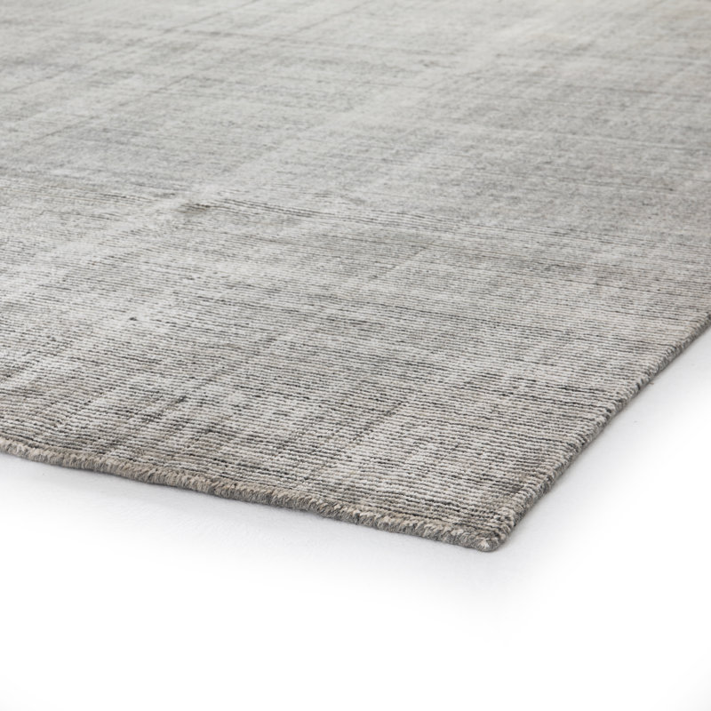 Amaud Lamont Looped Olive/Cream Area Rug, Rectangle 9' x 12'