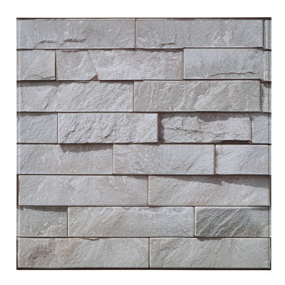 10-Pack 3D Self-Adhesive Wall Tile Stickers