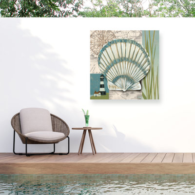 Toile d'extérieur «Seaside Shell II» Chariklia Zarris