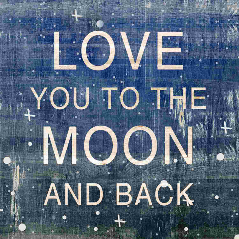 To The Moon par - sur, H 12 po x l 12 po