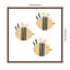 «Buzzing Bees» par Alicia Abla, reproduction d'art sur toile encadrée-2072609561