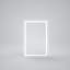 Miroir de salle de bain mural à DEL rectangulaire sans cadre l 20 po x H 30 po Currin-2030595413