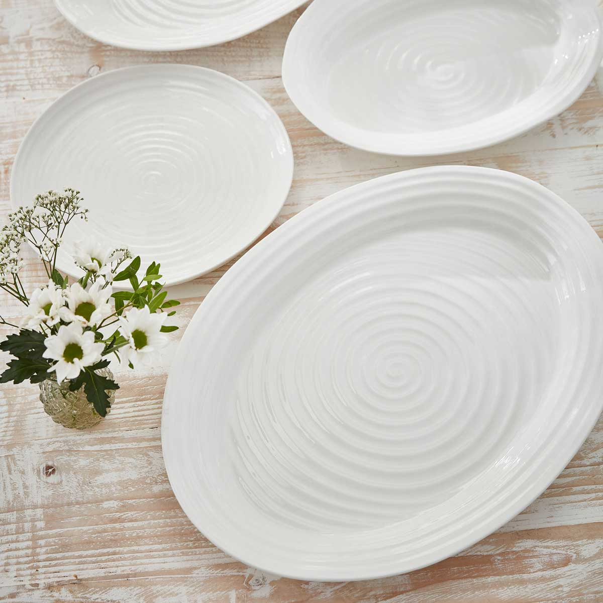 Portmeirion Sophie Conran White Round Platter