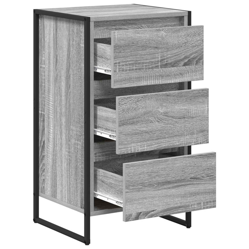 42cm Sideboard, Grey Sonoma