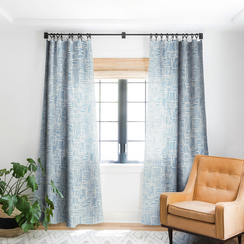 Bryler Blackout Curtain Pair, 50" W x 120" L