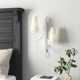Walling 2 Light Dimmable Armed Sconce
