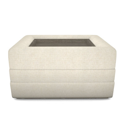Boyden Ottoman with Wood Tray