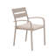 Fauteuil de patio empilable avec coussin Fiskeville-2069686930