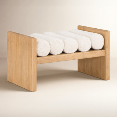 Reeves Boucle Wood Bench