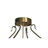 Canalou Glass Semi Flush Mount