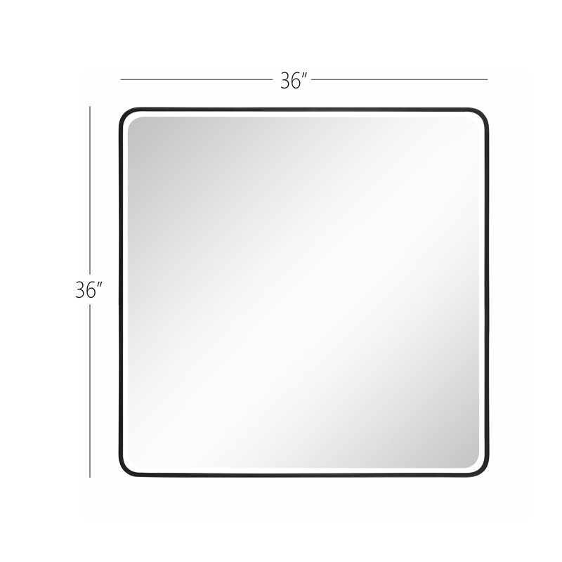 Miroir de salle de bain Arloine, 36 po x 36 po