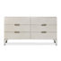 Ensemble de commode et miroir Penthouse - Gris cendré