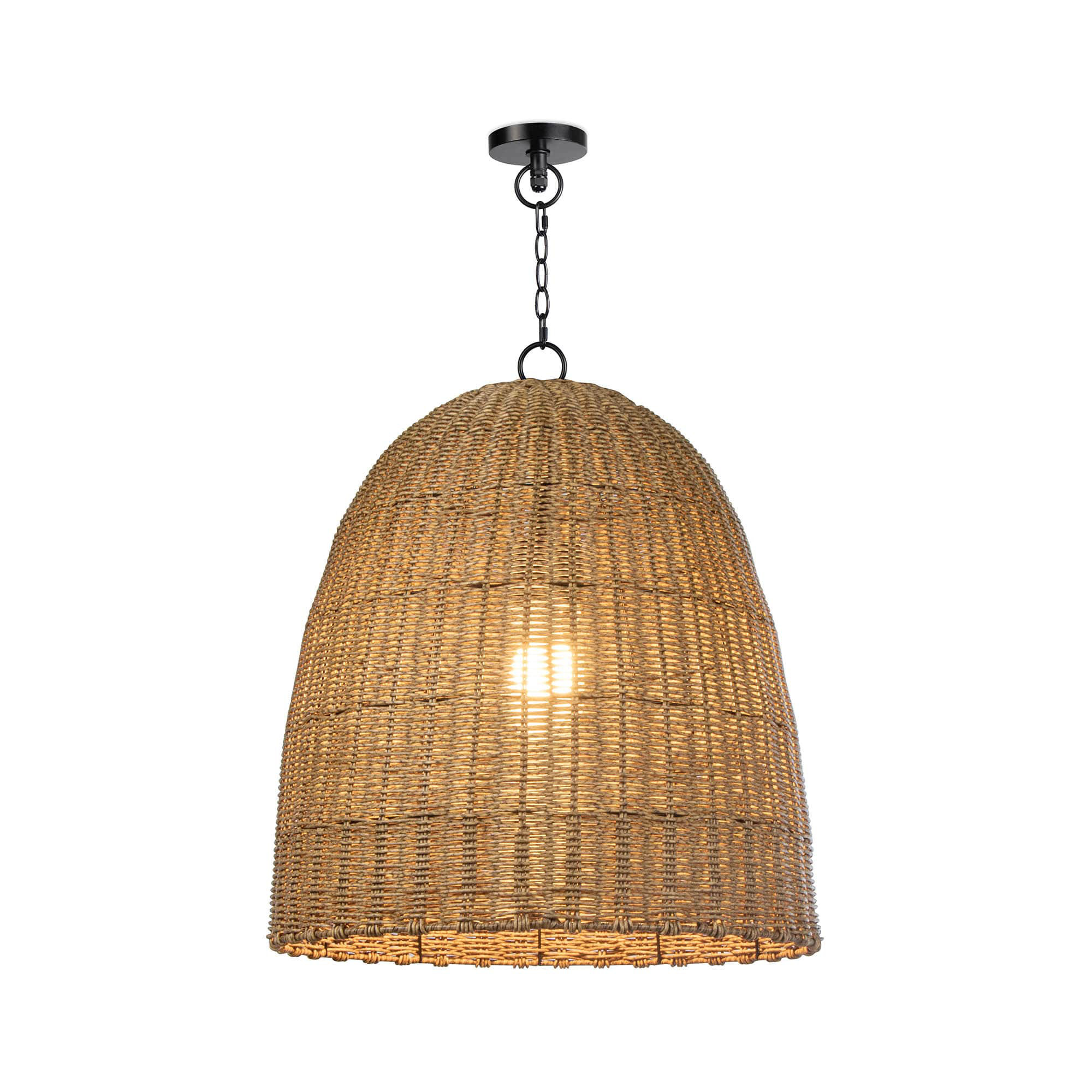 Beehive Outdoor Pendant, 30" H x 20.5" W x 20.5" D