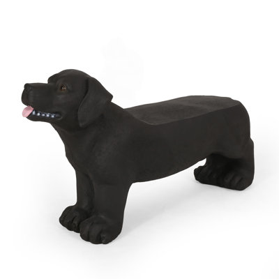 Charming MGO Dog Bench, No Assembly Required, Lightweight And Durable Outdoor Seating