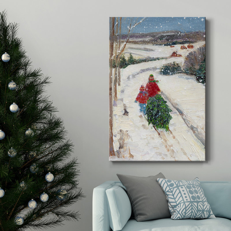 Notre arbre - impression sur toile tendue, H 60 po x l 40 po x P 1 po