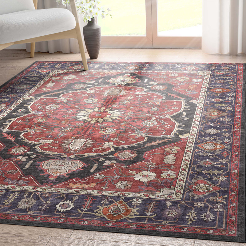 Tapis beige Bungalow Bungalow Aylena Hereke, Rectangle 5 pi 3 po x 7 pi 3 po