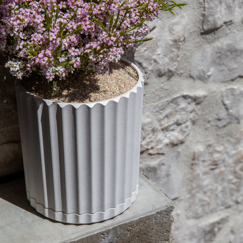 Veradek Demi Series 6" Planter, White, 1