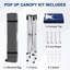 8 pi L 8 pi. D Auvent escamotable en acier-96332331