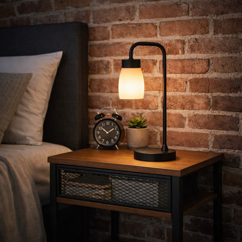 Alakai 41cm Table Lamp, Black