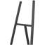 Grand chevalet présentoir à 3 niveaux Cole & Grey en métal noir 20 po x 18 po x 56 po-93368554